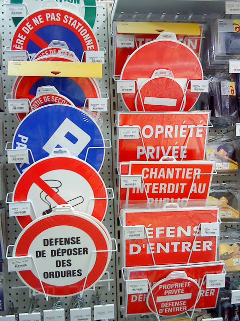 Disque signalisation